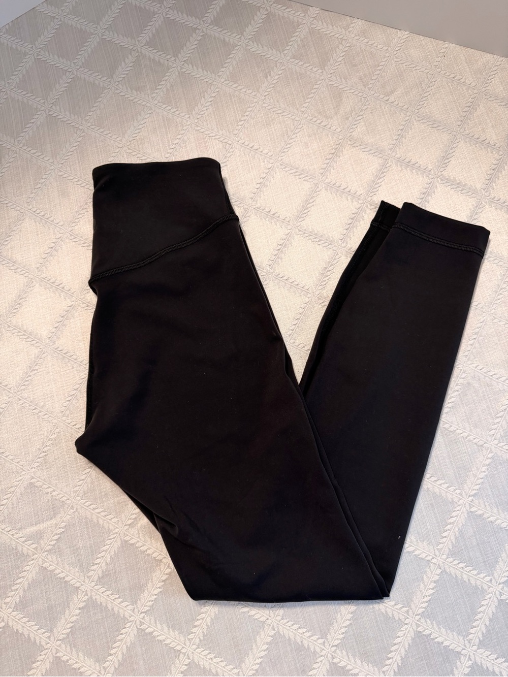 LULULEMON WONDER UNDER LEGGINGS Black High-Waist Athletic Leggings - 4